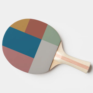 Raquete De Ping Pong Bloqueio de Cor Verde da Cinza Dourada Azul