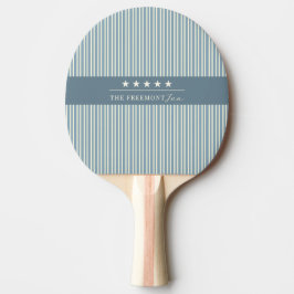 Raquete De Ping Pong Blue Cream Stars Stripes