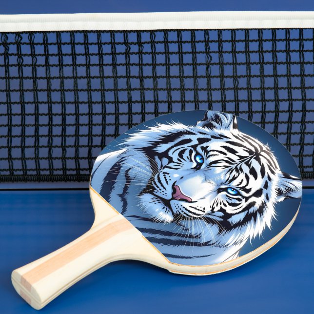Raquete De Ping Pong Blue eyed White Tiger (Insitu)