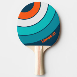 Raquete De Ping Pong Bluebottle Echo Circle Stripe with Name