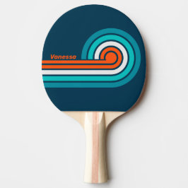 Raquete De Ping Pong Bluebottle Echo Curl Listras com Nome