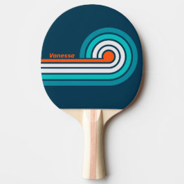 Raquete De Ping Pong Bluebottle Echo Curl Listras com Nome