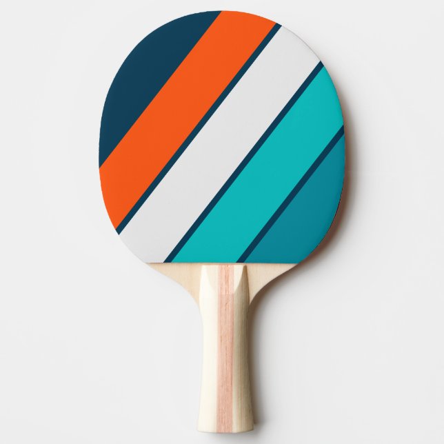 Raquete De Ping Pong Bluebottle Echo Listrado Ousado (Frente)