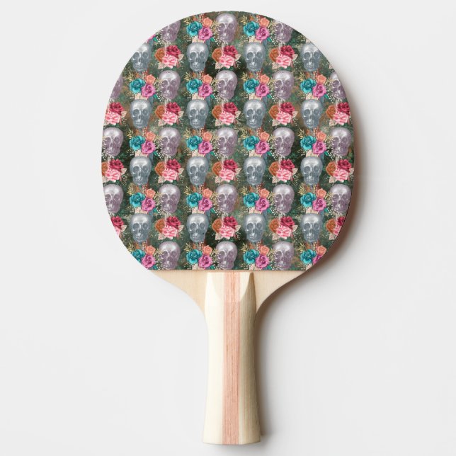 Raquete De Ping Pong Boho Skull Series Design 10 (Frente)