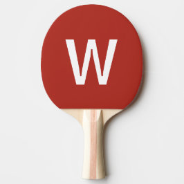 Raquete De Ping Pong Bola de Ping Pong Personalizada Vermelha e Branca