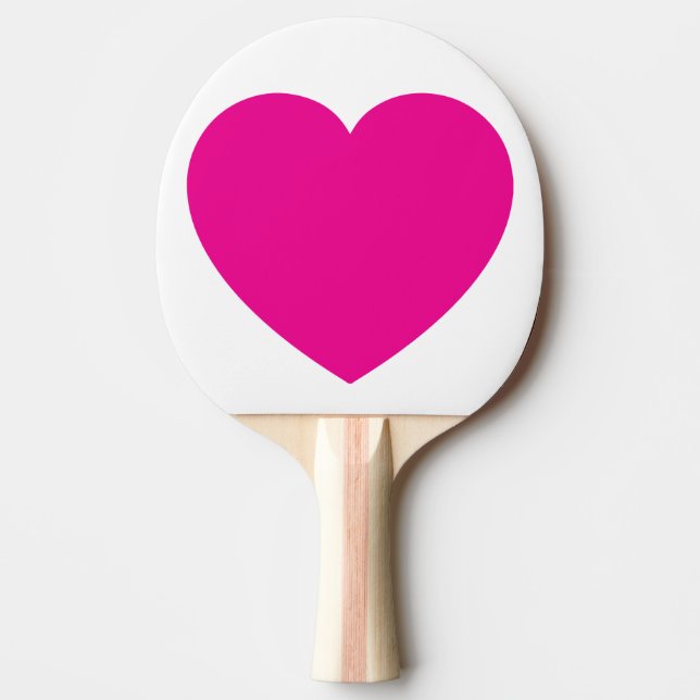 Raquete De Ping Pong Bola de Pingue-Pongue Rosa Personalizada – Mesa Ro (Frente)