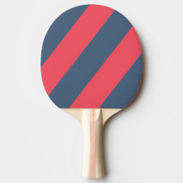 Raquete De Ping Pong Bold Striped do Clube de Iate Retroativo