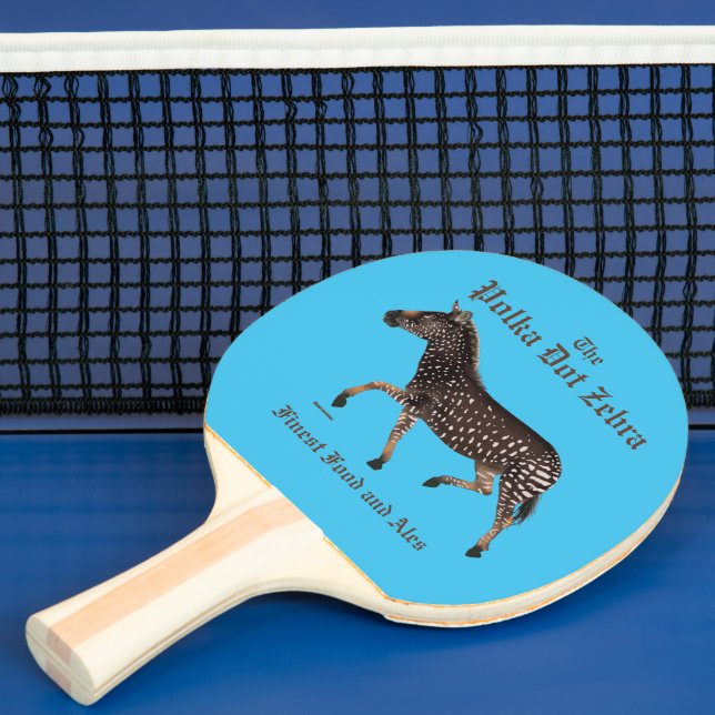 Raquete De Ping Pong Bolinhas Zebra - Pub Inglês (Insitu)