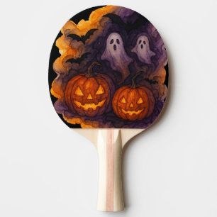 Raquete De Ping Pong Bombas Assombradas e Noite Spooky