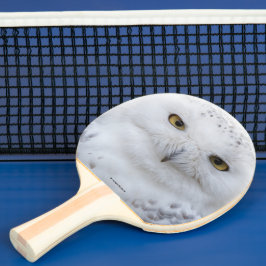 Raquete De Ping Pong Bonita, Dreamy e Serene Snowy Owl