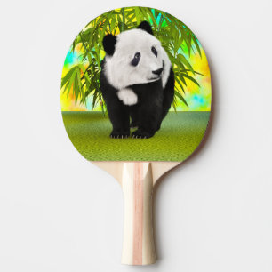 Raquete De Ping Pong Bonito Urso de Panda Kawaii Amante de os animais p