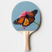 Borboleta Monarch - Ping Pong Paddle