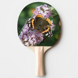 Raquete De Ping Pong Borboleta Vermelha e Buddleia Ping Pong
