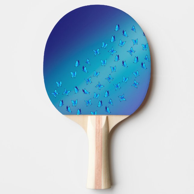 Raquete De Ping Pong Borboletas Encantadas Ping Pong Paddle (Frente)