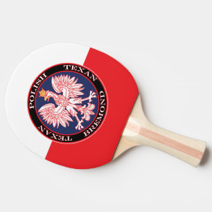 Raquete De Ping Pong Bremond Round Polonês Texan
