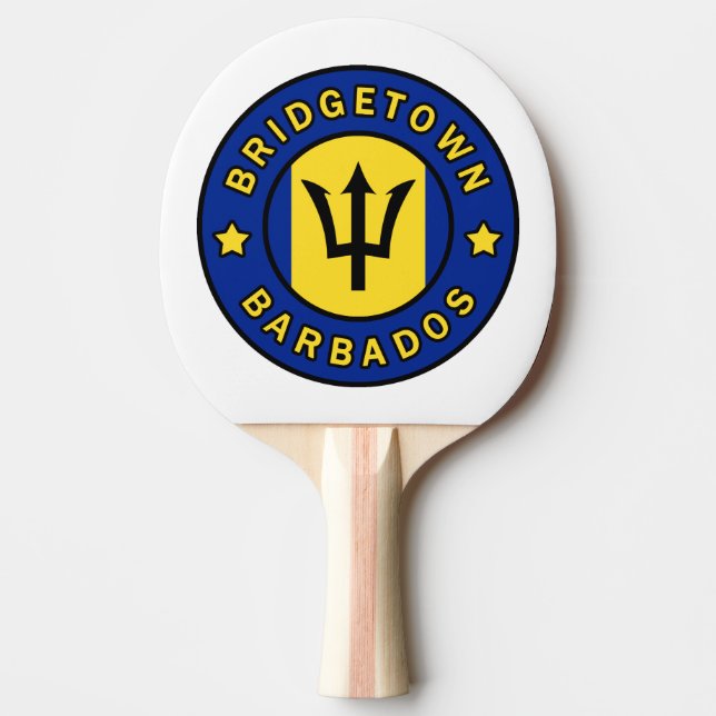 Raquete De Ping Pong Bridgetown Barbados (Frente)