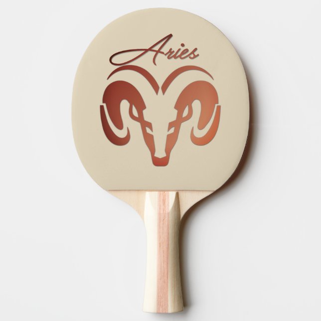 Raquete De Ping Pong Bronze toca Ram Zodiac (Verso)