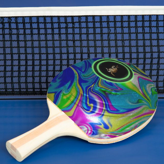 Raquete De Ping Pong Bubblegum Lawn Bowl, Ping Pong Paddle (Insitu)