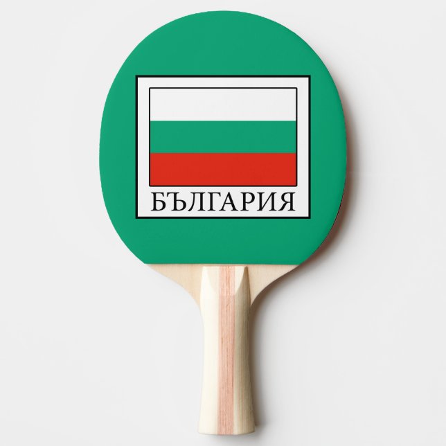 Raquete De Ping Pong Bulgária (Frente)