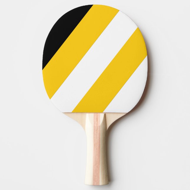 Raquete De Ping Pong Bumblebee Bold Bold Stripes Nostálgicas (Frente)
