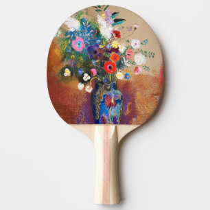 Raquete De Ping Pong Buquê de flores por Odilon Redon