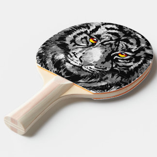 Raquete De Ping Pong Cabeça do Tigre da cinza - Pino do Pino do Tigre