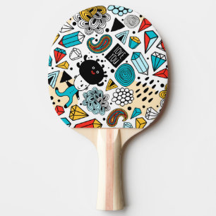 Raquete De Ping Pong Cabeça louca