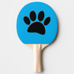 Raquete De Ping Pong Cachorra Azul