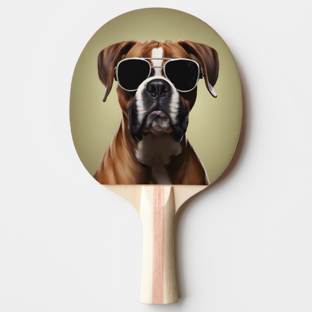 Raquete De Ping Pong Cachorro legal (Frente)