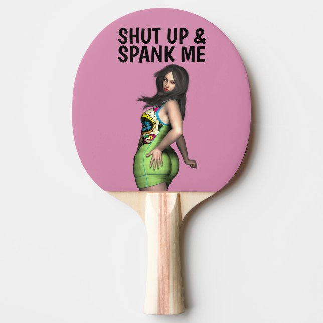RAQUETE DE PING PONG CALA-TE E PASSA-ME PING PONG PONG PADDLE (Frente)