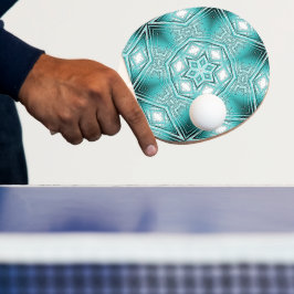 Raquete De Ping Pong Caleidoscópio Ártico