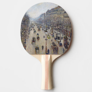 Raquete De Ping Pong Camille Pissarro - Boulevard Montmartre, manhã