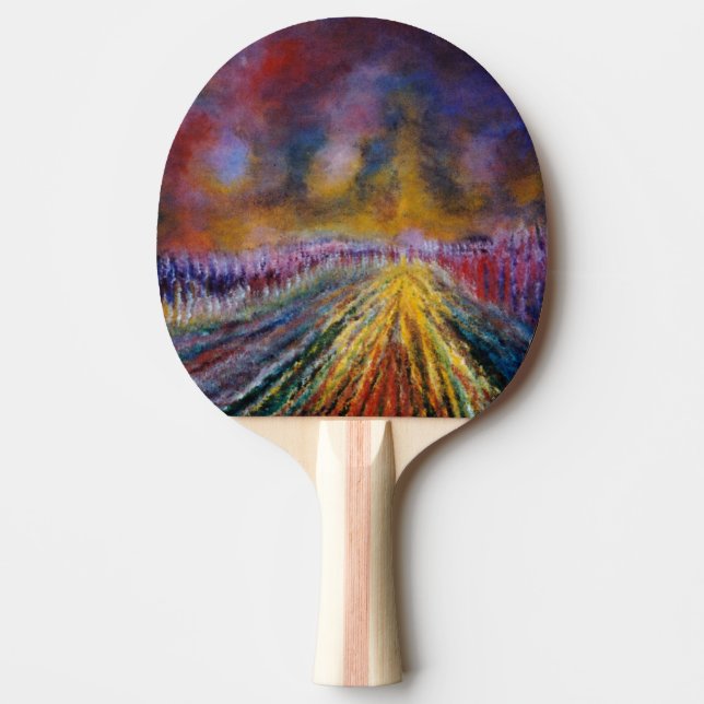 Raquete De Ping Pong Caminho Roxo (Frente)