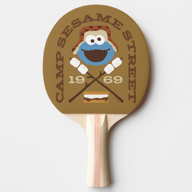 Raquete De Ping Pong Camp Sesame Street 1969 (Frente)