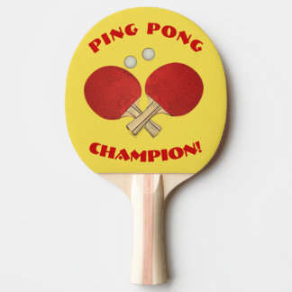 Raquete De Ping Pong Campeão de Pong do sibilo!