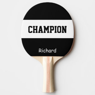 Raquete De Ping Pong Campeão Personalizado de Nome Personalizado