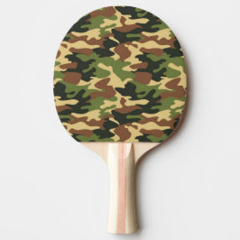 Raquete De Ping Pong camuflagem