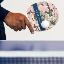 Camuflagem rosa e verde Seu nome personaliza