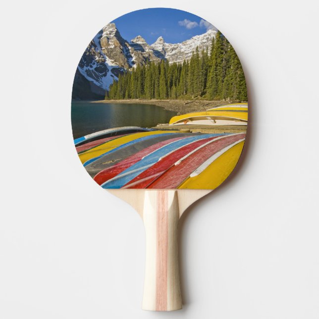 Raquete De Ping Pong Canadá, Alberta, Banff National Park, Moraine (Frente)