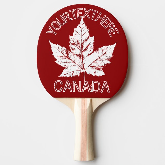 Raquete De Ping Pong Canadá Ping Pong Paddles Personaliza Jogos (Frente)