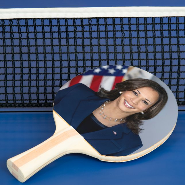 Raquete De Ping Pong Candidato Kamala Harris EUA 2024 (Insitu)