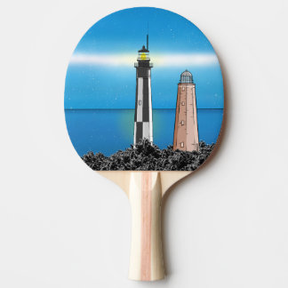 Raquete De Ping Pong Cape Henry Lighthouse Virginia Chesapeake Bay