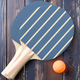 Raquete De Ping Pong Capri Azul Listrado e Sólido