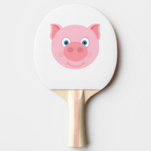 Raquete De Ping Pong Cara de porco