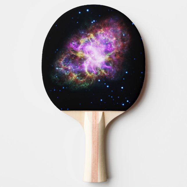 Raquete De Ping Pong Caranguejo Nebula Supernova Remanescente Composto  (Frente)