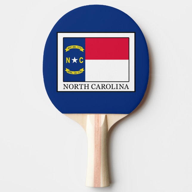 Raquete De Ping Pong Carolina do Norte (Frente)