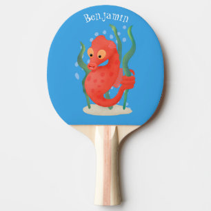 Raquete De Ping Pong Cartografia de cavalo-de-coleira-branca