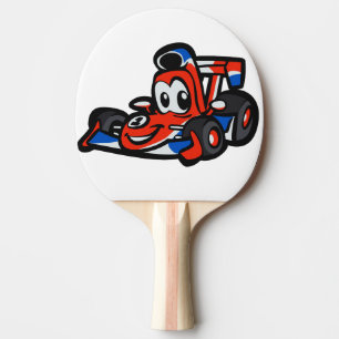 Raquete De Ping Pong Cartoon de carro Baby Nice - Escolha a cor de fund