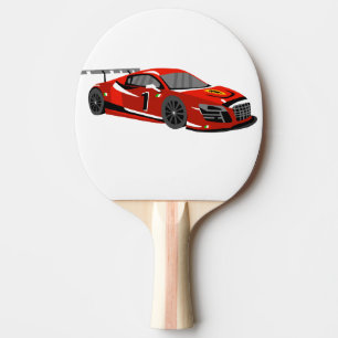Raquete De Ping Pong Cartoon de carro rápido Corrida extrema Escolher