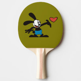 Raquete De Ping Pong Cartoon de Vintage